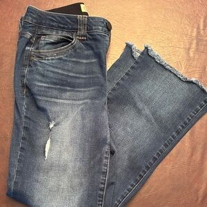 Democracy Dark Blue Straight Leg Jeans